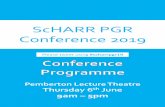 ScHARR PGR Conference 2019/file/... · 2019-06-03 · Oral Presentations ScHARR PGR Conference 2019 Nicolas Silva –Inequality of opportunity: applications and challenges in the