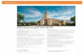 Winnipeg Temple Fact Sheet - Church Newsroom · 1 Temple Facts | The Church of Jesus Christ of Latter-day Saints Winnipeg Temple Fact Sheet LOCATION: 2 Centre Street, Winnipeg, Manitoba
