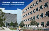 Research Support Facility (RSF): Leadership in Building ... · Leadership in Building Performance High-Performance Features The RSF showcases numerous high-performance design features,