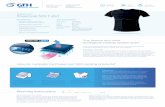 Datasheet Powercool SX3 T-shirt...PROPERTIES • No more cooling elements needed, only 0.7 liters of water • Sizes:Activated within 5 seconds • Cooling down to 12 degrees Celsius