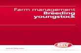 Farm management Breeding youngstock · Total cost per delivered heifer 1,566 Total cost per 100 kilograms (220 lbs) of milk 4.9* Outsourcing of rearing 1,161 Total cost of outsourcing