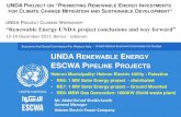 UNDA RENEWABLE ENERGY ESCWA PIPELINE PROJECTS · Page 2 UN Development Account Project UNDA PROJECT CLOSING WORKSHOP: “Renewable Energy UNDA project conclusions and way forward”,