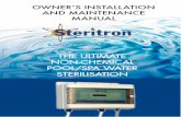 THE ULTIMATE NON-CHEMICAL POOL/SPA WATER STERILISATION · high-performance water sterilisation systems available in the market today. Steritron systems use ionisation technology,