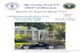 The Early Ford V8 Club of America · 2020-07-02 · 1 The Early Ford V8 Club of America Upstate SC Regional Group #163 Volume 2020 Issue 6 June 2020 Larry Conant -President Alan Groome
