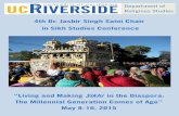 4th Dr. Jasbir Singh Saini Chair in Sikh Studies Conference€¦ · Sikh & Punjabi Studies in the Department of Religious Studies at UC Riverside (CA, USA). This is the fourth conference
