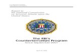 The FBI’s Counterterrorism Program · Report to the National Commission on Terrorist Attacks upon the United States: The FBI’s Counterterrorism Program Since September 2001 U.S.