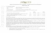 Aquis Entertainment Limited – Preliminary Final Report ... · Since acquiring Casino Canberra, Aquis has focussed on improving the performance of the business ... Poker, blackjack