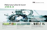 Newsletter 2013 - Danfysik€¦ · Newsletter 2013 – With our new team of very experienced acce lerator engineers and phy sicists we are now even stronger in delivering com plete