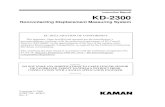 Noncontacting Displacement Measuring System€¦ · KD-2300 Instruction Manual Contents ... KD-2300 Instruction Manual Introduction • 1 Introduction Welcome Welcome to the Series