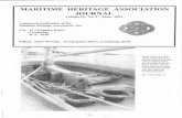 MARITIME HERITAGE ASSOCIATION JOURNAL June 2002 jou… · Maritime Press, London, 1988). The Appendix to. this book, entitled Taking O.ffA Boat's Lines, is the best explanation I