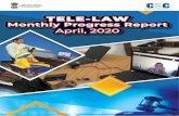 Monthly Progress Report -2020: Tele-Law Scheme · Monthly Progress Report -2020: Tele-Law Scheme CSC e-Governance Services India Limited 2 | P a g e Contents Sr.no Page no 1 The Tele-Law