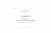 Approximation Algorithms for Bounded Dimensional Metric Spaceshubert/thesis/thesis.pdf · Approximation Algorithms for Bounded Dimensional Metric Spaces T.-H. Hubert Chan CMU-CS-07-157