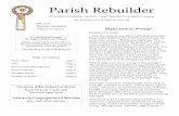 Parish Rebuilder - st-lukes-la-mesa.org · will know good and evil, right and wrong, or should that be right or wrong, or perhaps right from wrong? Generally, we tend to think of