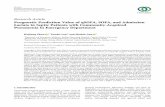PrognosticPredictionValueofqSOFA,SOFA,andAdmission ...downloads.hindawi.com/journals/emi/2020/7979353.pdf · 2020-04-06 · severityscoresandlactate,SOFA+lactate(AUROC 0.851) and
