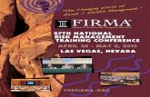 27TH NATIONAL RISK MANAGEMENT TRAINING CONFERENCE … FIRMA Conference Brochure.pdf · Nth Degree Financial Solutions, LLC Paisley Consulting PDS Companies PricewaterhouseCoopers,