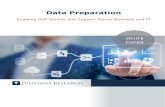 Data Preparation - Ventana Research€¦ · Data preparation supports analytics and business intelligence. .....9 Data preparation utilizes frequent integration of multiple sources.