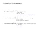 County Public Health Contacts of... · 2018-07-10 · Carroll St. Anthony Home Health Agency & Carroll County Public Health 318 S. Maple St. Suite 2 Carroll, IA 51401 712-794-5279