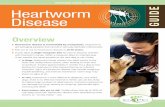 COMPANION ANIMAL PARASITE COUNCIL Heartworm GUIDE Disease · 2/8/2019  · Heartworm threat never goes into hibernation Heartworm disease is a year-round risk to pets that requires