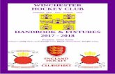 WINCHESTER HOCKEY CLUB - Amazon S3 · 2017-11-15 · HANDBOOK & FIXTURES 2017 - 2018 President: Simon Hazlitt Colours: Gold shirts with Purple trim, Black shorts/skirts, Purple socks