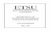 EAST TENNESSEE STATE UNIVERSITY DEPARTMENT OF … · East Tennessee State University, 1977 Clinical Supervision Jennifer Robinson, M.S. Clinical Supervision East Tennessee State University,