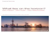 What lies on the horizon? - PwC€¦ · What lies on the horizon? New Players – New Rules – New Opportunities The Outlook for Financial Services M&A in Asia PricewaterhouseCoopers