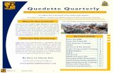 Quedette Quarterly · 2018-12-10 · Edition 15 Summer 2014 1 The Official Alumni Newsletter of the Golden Eagle Battalion Army Reserve Officers’ Training Corps (ROTC) program hosted