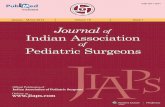 U. C. Chakraborty Award Paper · 10 Journal of Indian Association of Pediatric Surgeons Jan-Mar 2014 Vol 19 Issue 1 composition, the pancreatobiliary junction, and the intracystic