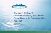 Tecogen Retrofit Demonstration, Sustained Compliance ...scap1.org/POTW Reference Library/Tecogen_Update... · report parameters out of range, make notifications and prepare reports,