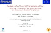 Analysis of A Thermal Transpiration Flow · IUVSTA 2011 Leinsweiler 16th 19th of May Stages of the experiment Thermal Transpiration Poiseuille Flow Poiseille Flow = Mass flow imposed