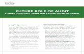 Future role oF Audit - Forbesimages.forbes.com/forbesinsights/StudyPDFs/Insights_GPPC_REPORT.pdfthe future audit could make a more attractive career path, thus attracting higher-caliber