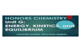 HONORS CHEMISTRY Unit G: ENERGY, KINETICS, and EQUILIBRIUMseekonkchemistry.weebly.com/.../honors_chemistry-_unit_g__ch.16_.… · Unit G: ENERGY, KINETICS, and EQUILIBRIUM CHAPTER