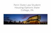 PSU Law – Student Housing Options State College, PA · Kissinger Bigatel & Brower Realtors. 2300 South Atherton Street State College, PA 16801 (814) 234-4000. 1612 North Atherton