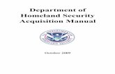 Department of Homeland Security Acquisition Manual€¦ · HSAM NOTICE NUMBER DATE OF CHANGE REPLACEMENT PAGES 2015-01 December 31, 2014 Chapter 3003 (pgs 3-1 and 3-4) and Chapter
