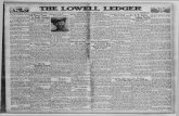 All Waste Paper Kemt County Will Respond to Lifelong ...lowellledger.kdl.org/The Lowell Ledger/1945/04_April/04-12-1945.pdf · Qsas -r-n-H I News of Oar Boys Mrs. Jack Stiles has