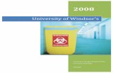 University of Windsor Biological Safety Manual · contamination outside the initial spill area. By preventing the spreading of contamination you ... Application for a Biological Safety
