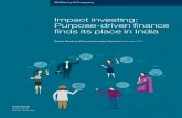 Impact investing: Purpose-driven finance finds its place ...iiic.in/wp-content/uploads/2018/01/Impact-investing-finds-its-place-in... · Impact investing: Purpose-driven nance nds
