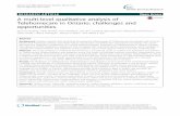 A multi-level qualitative analysis of Telehomecare in ... · RESEARCH ARTICLE Open Access A multi-level qualitative analysis of Telehomecare in Ontario: challenges and opportunities
