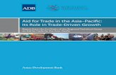 Aid for Trade in the Asia–Pacific: Its Role in Trade ...€¦ · 2.1.1 Trade as an Engine of Growth in Asia–Pacific 5 2.1.2 FDI and ODA as Factors in Asia–Pacific’s Growth