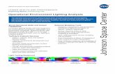 Operational Environment Lighting Analysis - NASA · The Operational Environment Lighting Analysis team provides internal and external lighting requirements veriﬁcation for ISS,