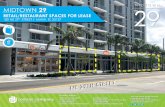 RETAIL/RESTAURANT SPACES FOR LEASE · 2018-10-23 · Managing Director - Retail Leasing t. 786.724.0998 jonathan@comrascompany.com 1261 20th Street At West Avenue Miami Beach, FL