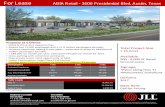 For Lease ABIA Retail - 3600 Presidential Blvd, Austin, Texasaustintexas.gov/.../business/retail_development.pdf · +1 512 368 7122. andrew.cornwell@am.jll.com. Tim Allen. Vice President