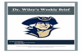 Dr. Wiley’s Weekly Brief · 2 Chambers & Partners, which ranked Kirkland in 2015 as a Tier 1 law firm for Investment Funds in its U.S., UK, Asia requirement. Kirkland & Ellis is
