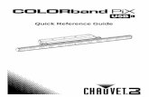 Quick Reference Guide - CHAUVET DJ€¦ · COLORband PiX USB QRG EN 2 About This Guide The COLORband PiX USB Quick Reference Guide (QRG) has basic product information such as mounting,