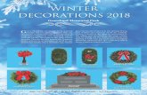*UDFHODQG 0HPRULDO 3DUN · INTER DECORATIONS 2018 rave blankets are made from natural freshly cut evergreen boughs that are decorated in seasonal colors. Everlasting in