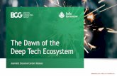 The Dawn of the Deep Tech Ecosystemmedia-publications.bcg.com/france/Deep-Tech-Report... · The report examines seven fields of deep tech endeavor and the roles of multiple types
