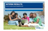 INTERIM RESULTS - vodacom.bastionstudio.co.zavodacom.bastionstudio.co.za/pdf/interim-results/... · Interim results for the six months ended 30 September 2010. Growth across all key