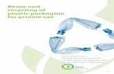 Reuse and recycling of plastic packaging for private use€¦ · 1 Reuse and recycling of plastic packaging for private use forum for cirkulær plastemballage Design Manual Developed