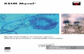 KEIM Mycalen.keimfarben.de/fileadmin/pdf/en/product... · KEIM Mycal- Fix Spore binder Ex Mould remover Top Paint Minimized by: mineral paint coat, anti-microbial mineral, photocatalysis