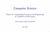Course for Computational Sciences and Engineering at D ... · The current state can be saved as (named) snaphot. It is always possible to return to saved snapshot. The current state