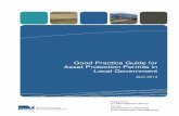 Good Practice Guide for Asset Protection Permits in Local ... · asset protection processes. Principle 1 The council’s asset protection requirements should be known prior to commencing